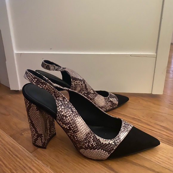 ASOS shoes Slingback snake print high heels - Picture 2 of 5
